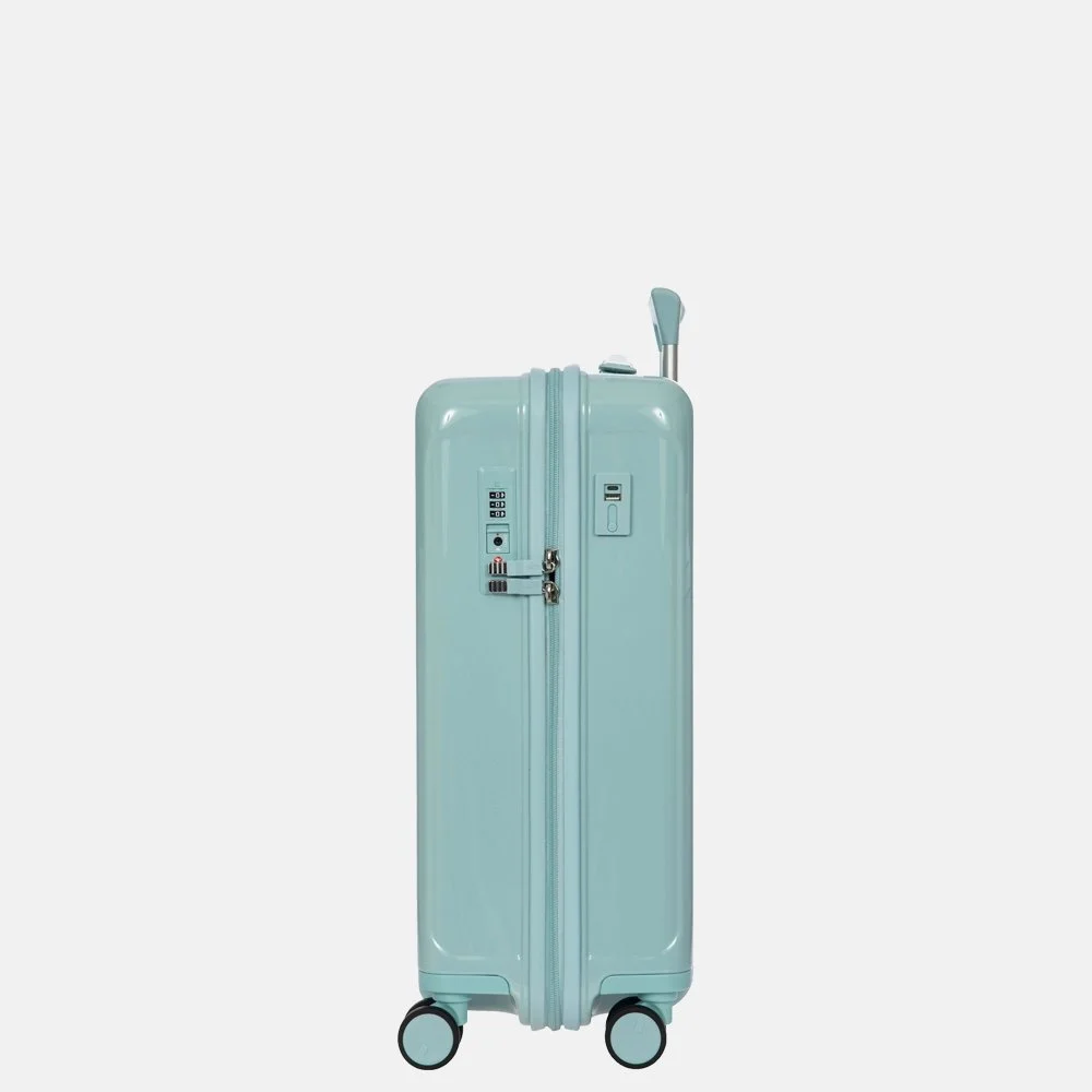 Bric's Positano Trolley 78 Cm - Valigia Rigida Light Blue, Leggera E Maneggevole Per Viaggi